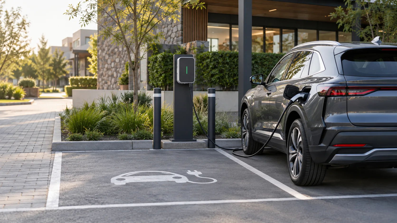 Electrical planning for electric vehicle charging points in a residential estate