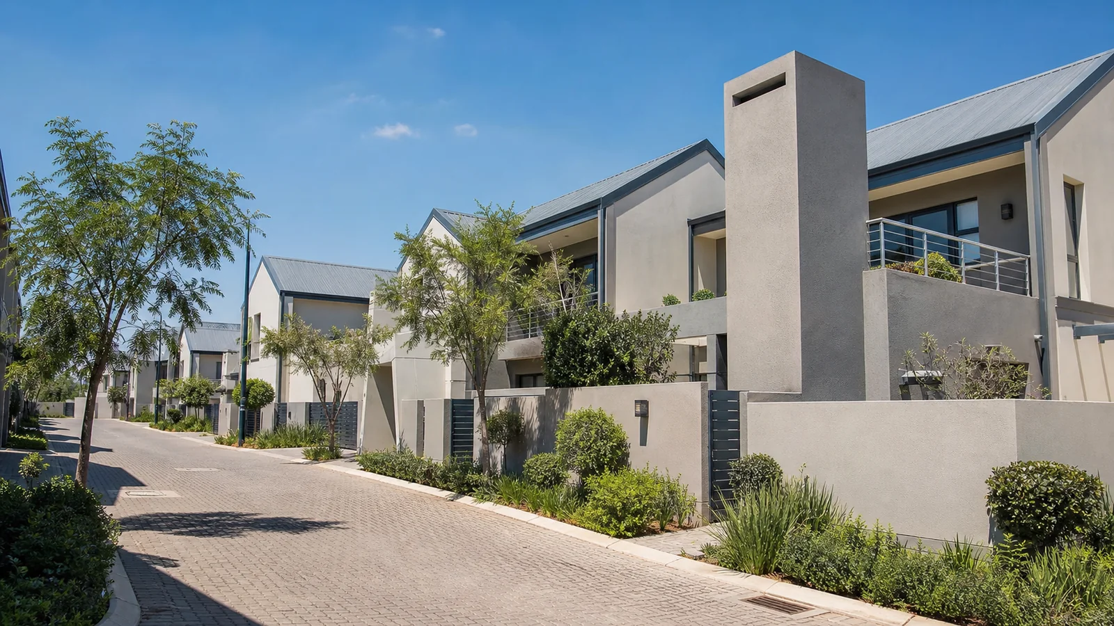 Editorial view of contemporary northern Johannesburg estate property context in Beverley
