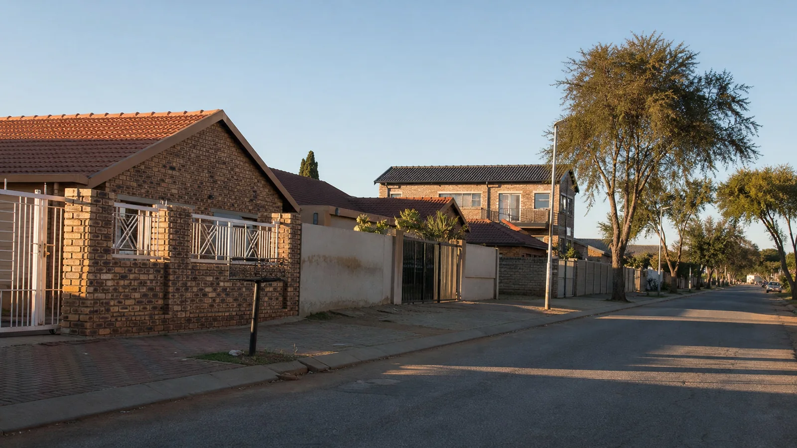 Editorial view of established residential property context in Diepkloof