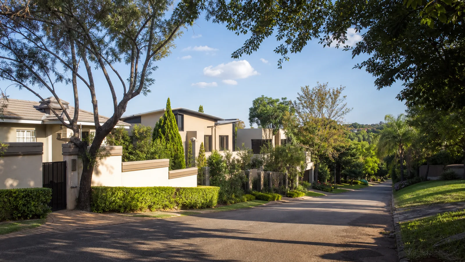 Editorial view of established residential and townhouse property context in Edenburg