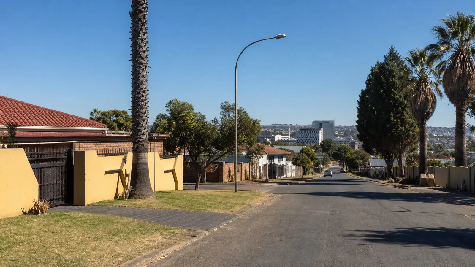 Editorial view of mixed residential and urban-node property context in Jabulani