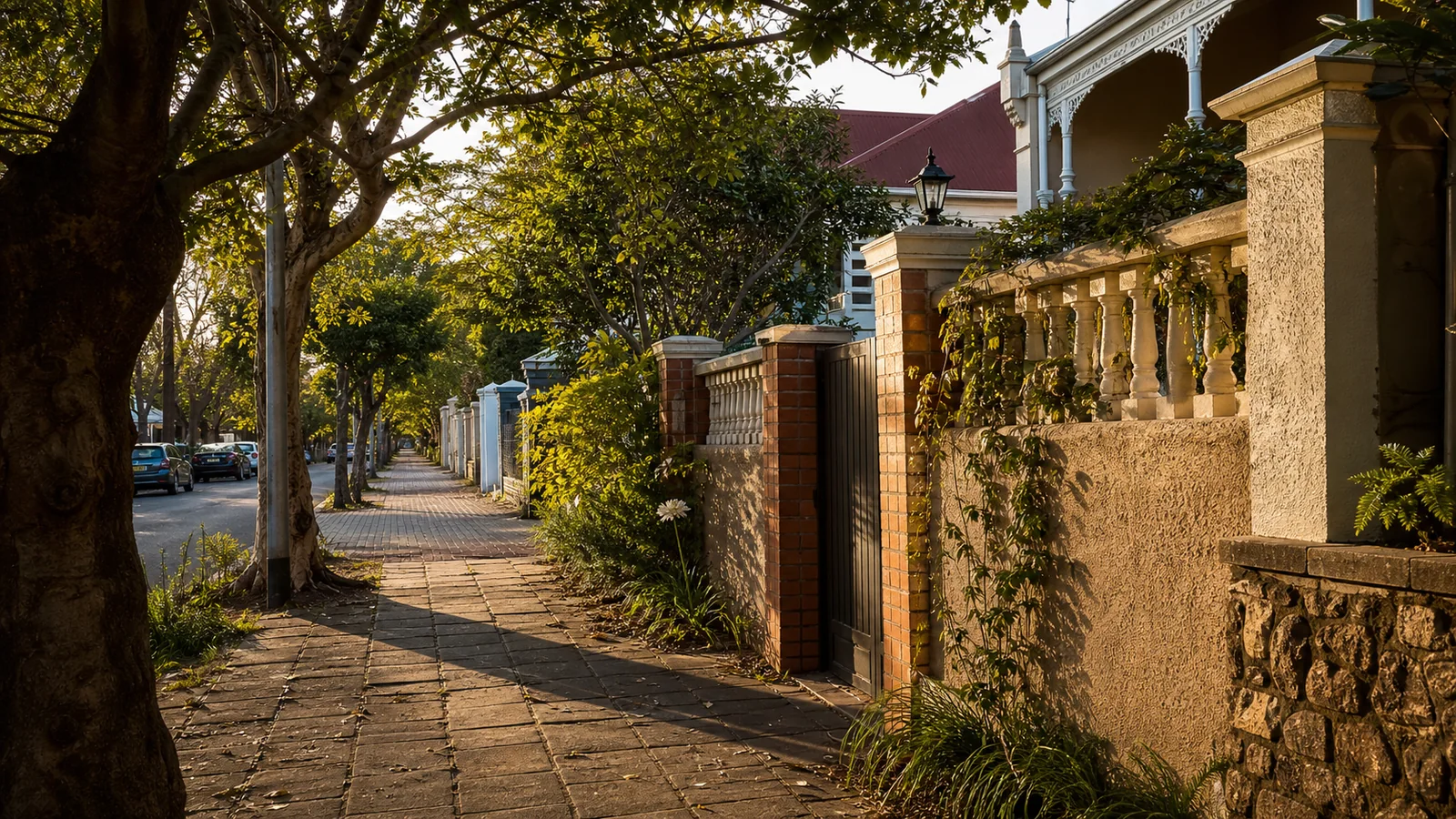 Editorial view of character-rich urban residential property context in Melville