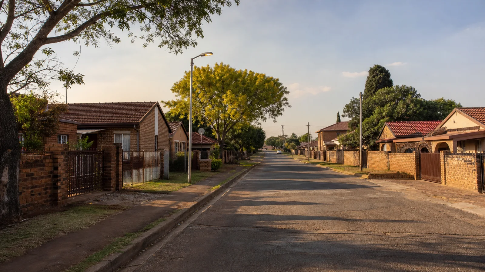 Editorial view of historic Soweto residential property context in Orlando East