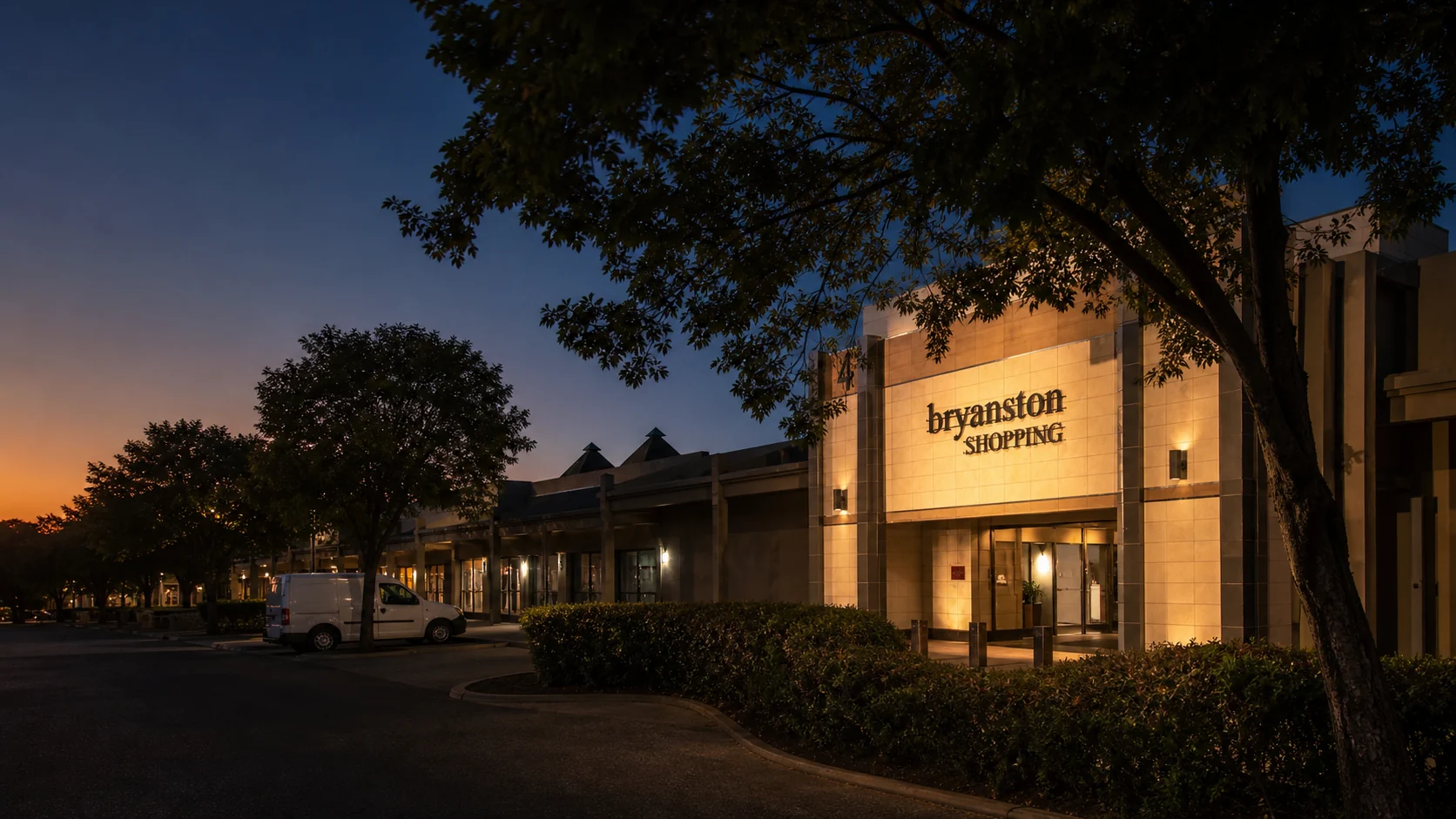 Wesslink artistic impression representing the Bryanston Shopping Centre retail precinct