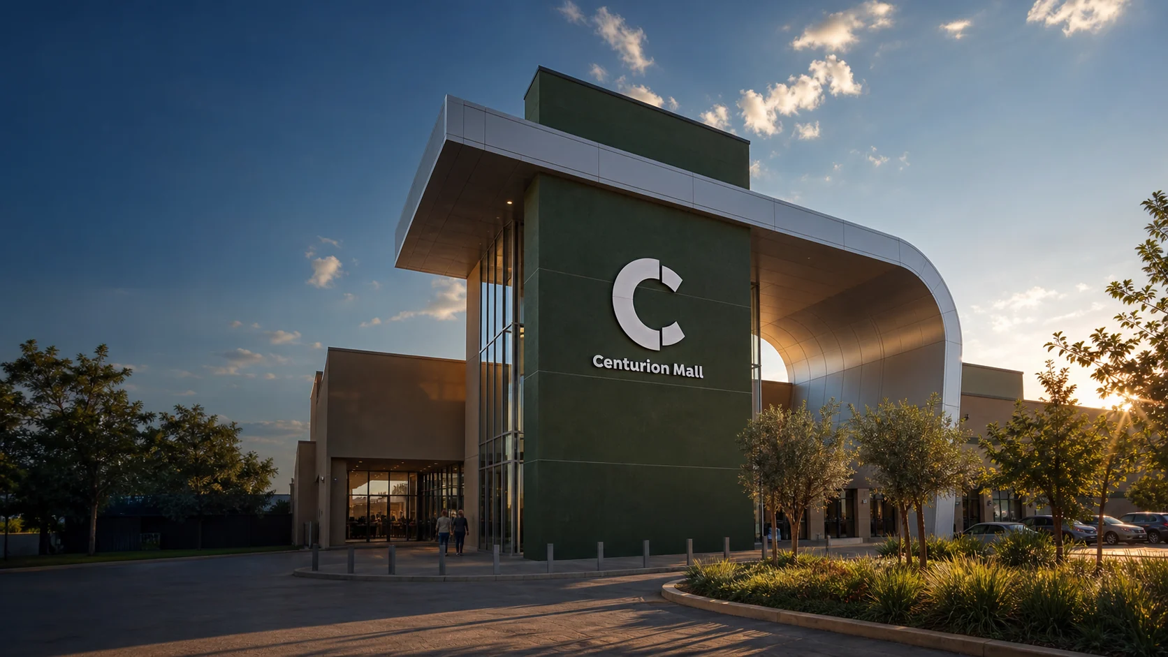 Wesslink artistic impression representing the Centurion Mall retail precinct