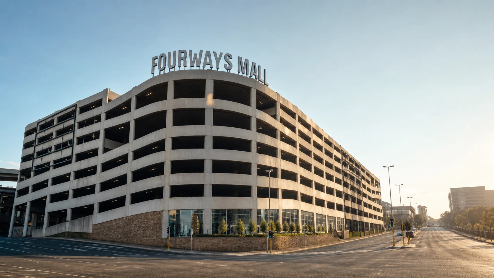 Wesslink artistic impression representing the Fourways Mall retail precinct