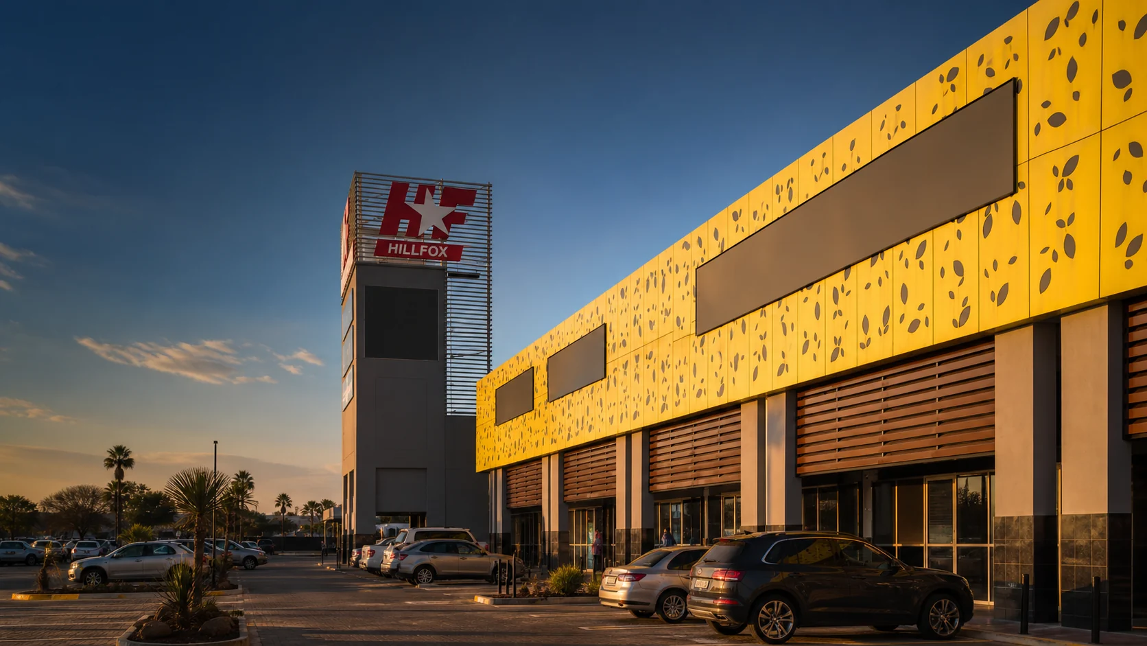 Wesslink artistic impression representing the Hillfox Value Centre retail precinct