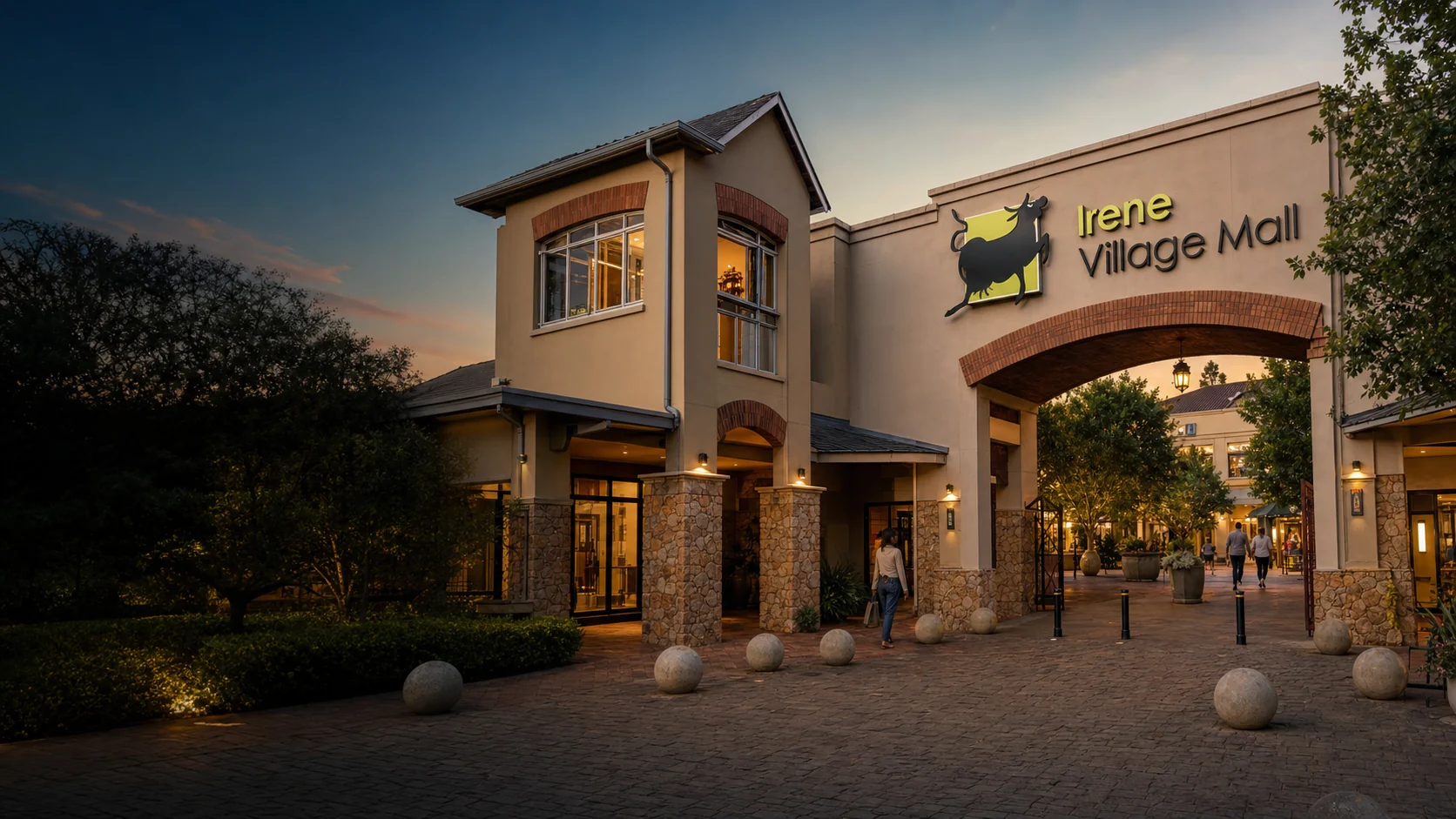 Wesslink artistic impression representing the Irene Village Mall retail precinct