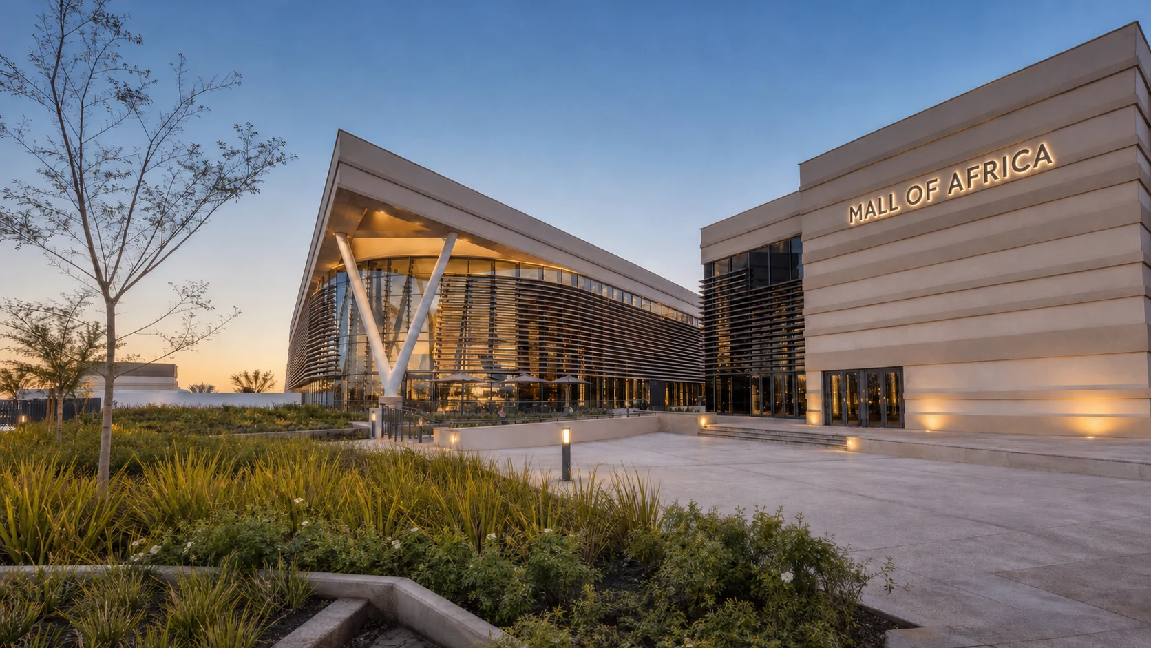 Wesslink artistic impression representing the Mall of Africa retail precinct