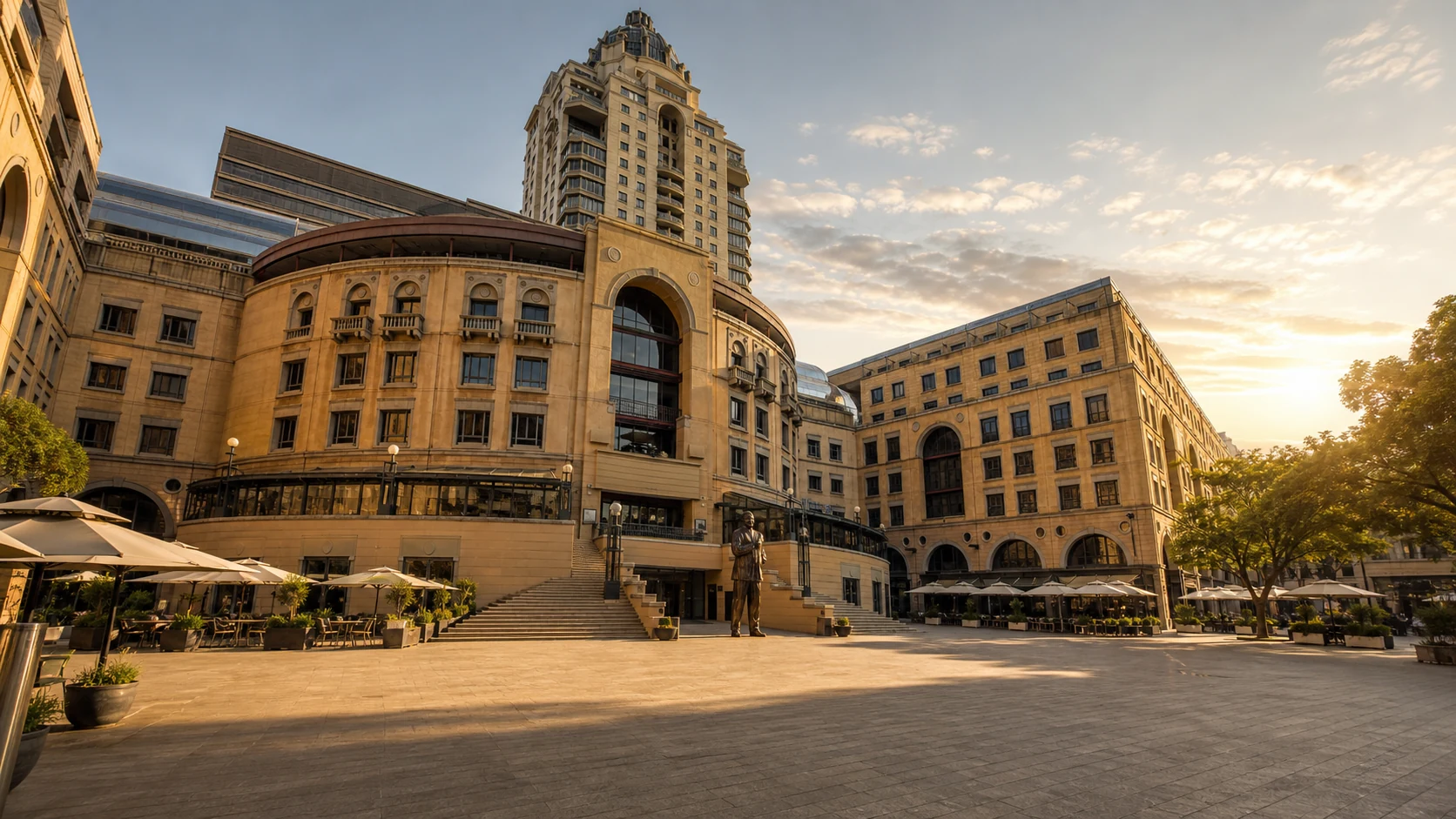 Wesslink artistic impression representing the Sandton City & Nelson Mandela Square retail precinct