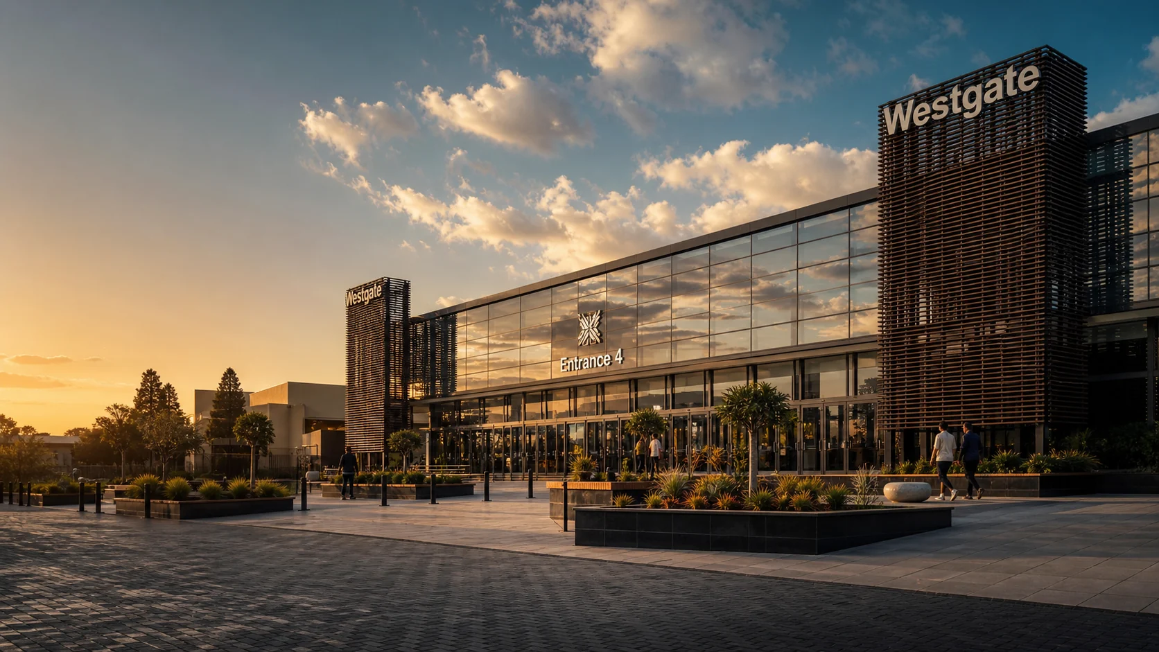 Wesslink artistic impression representing the Westgate Shopping Centre retail precinct